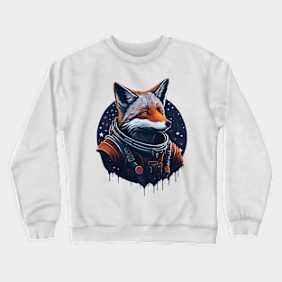 Astronaut Fox 01 Crewneck Sweatshirt